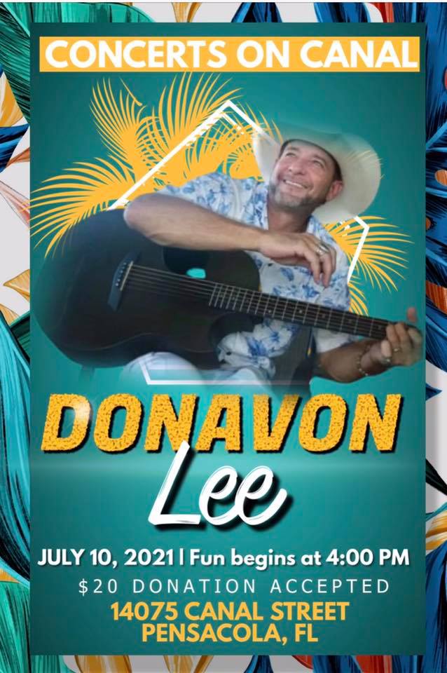 Concerts on Canal with Donavon Lee, May 22